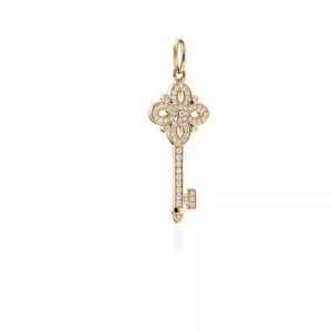 Tiffany & Co. Gold Key Pendant